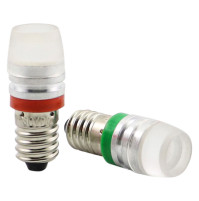 Boat Led Bulb, 1.2 watts - Indicator Led - 10-30 volts - E10- White - D12*32mm - COB-F-E10-W  - AZLED